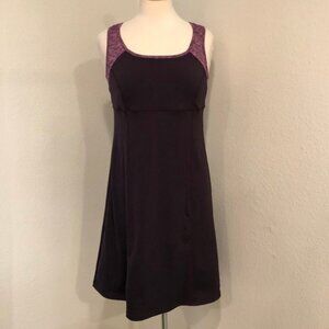 Prana Purple Space Dye Athletic Yoga Dress